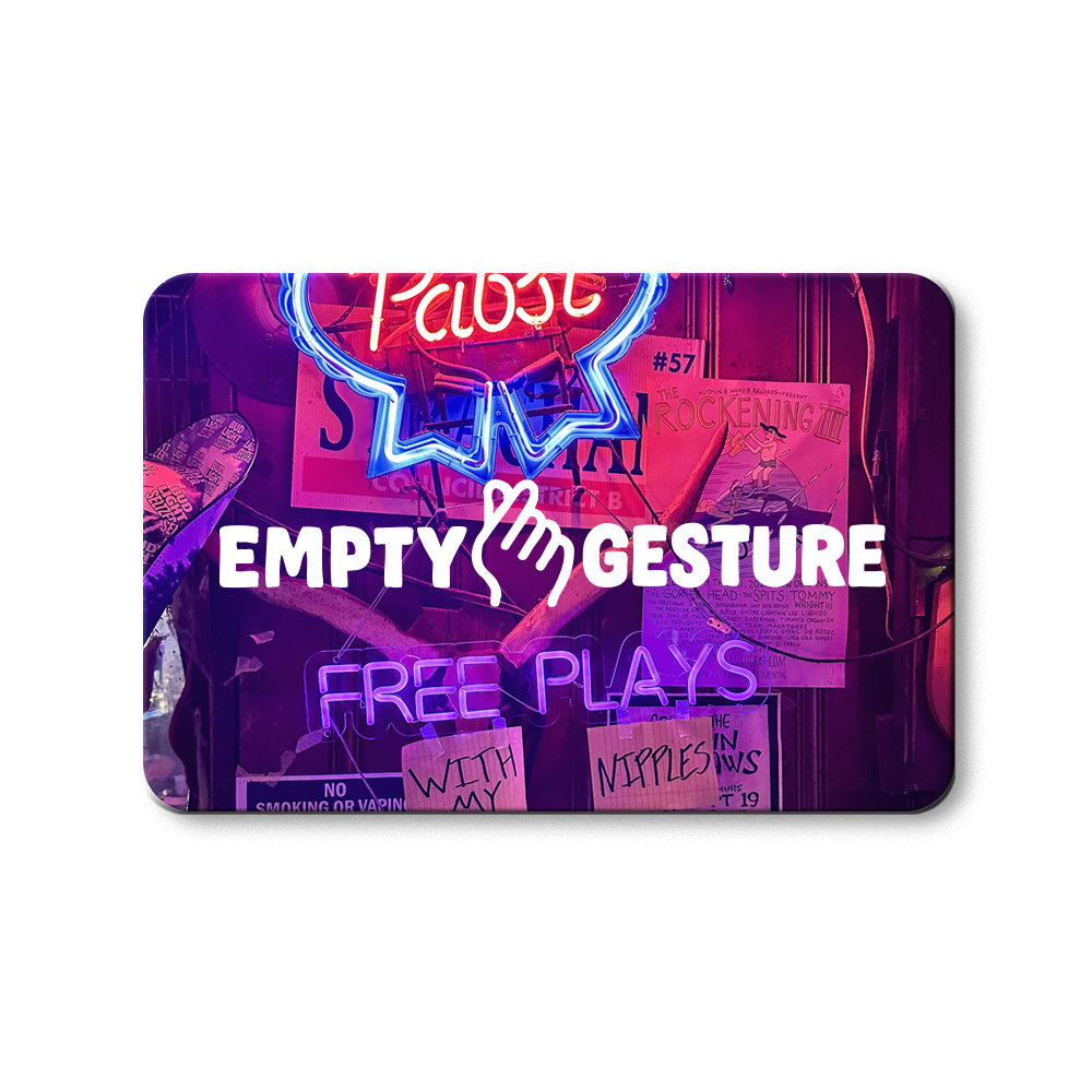 An Empty Gesture Gift Card