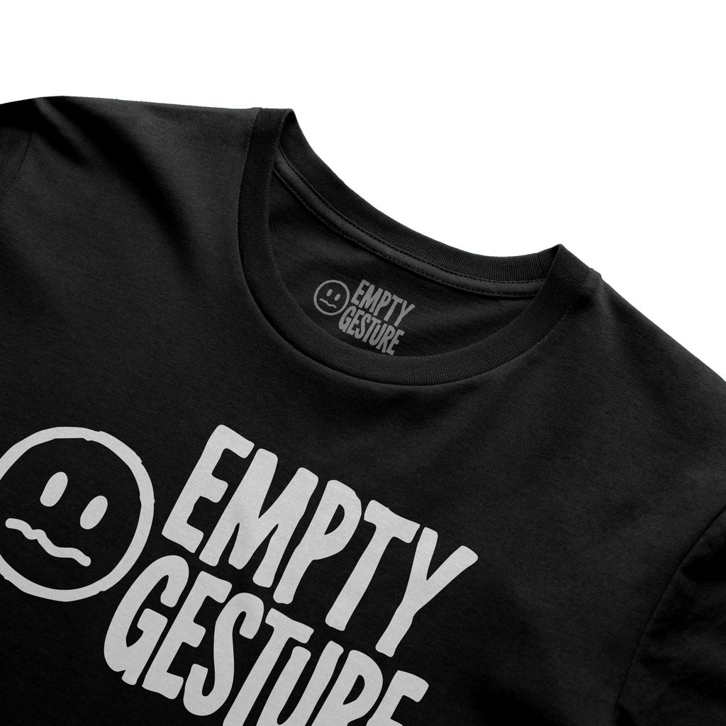 Empty Gesture Black Logo Tee