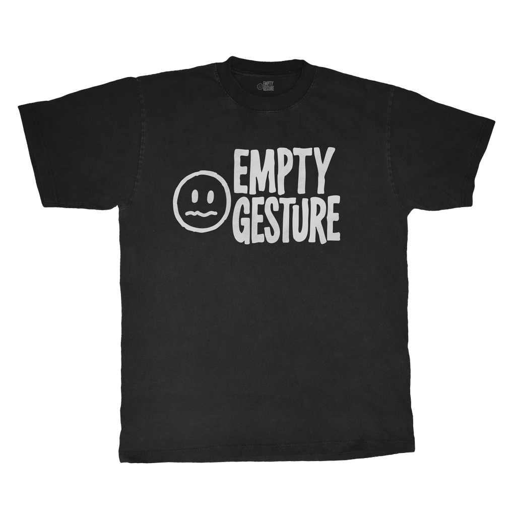 Empty Gesture Black Logo Tee