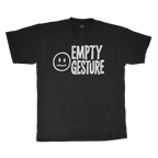 Empty Gesture Black Logo Tee