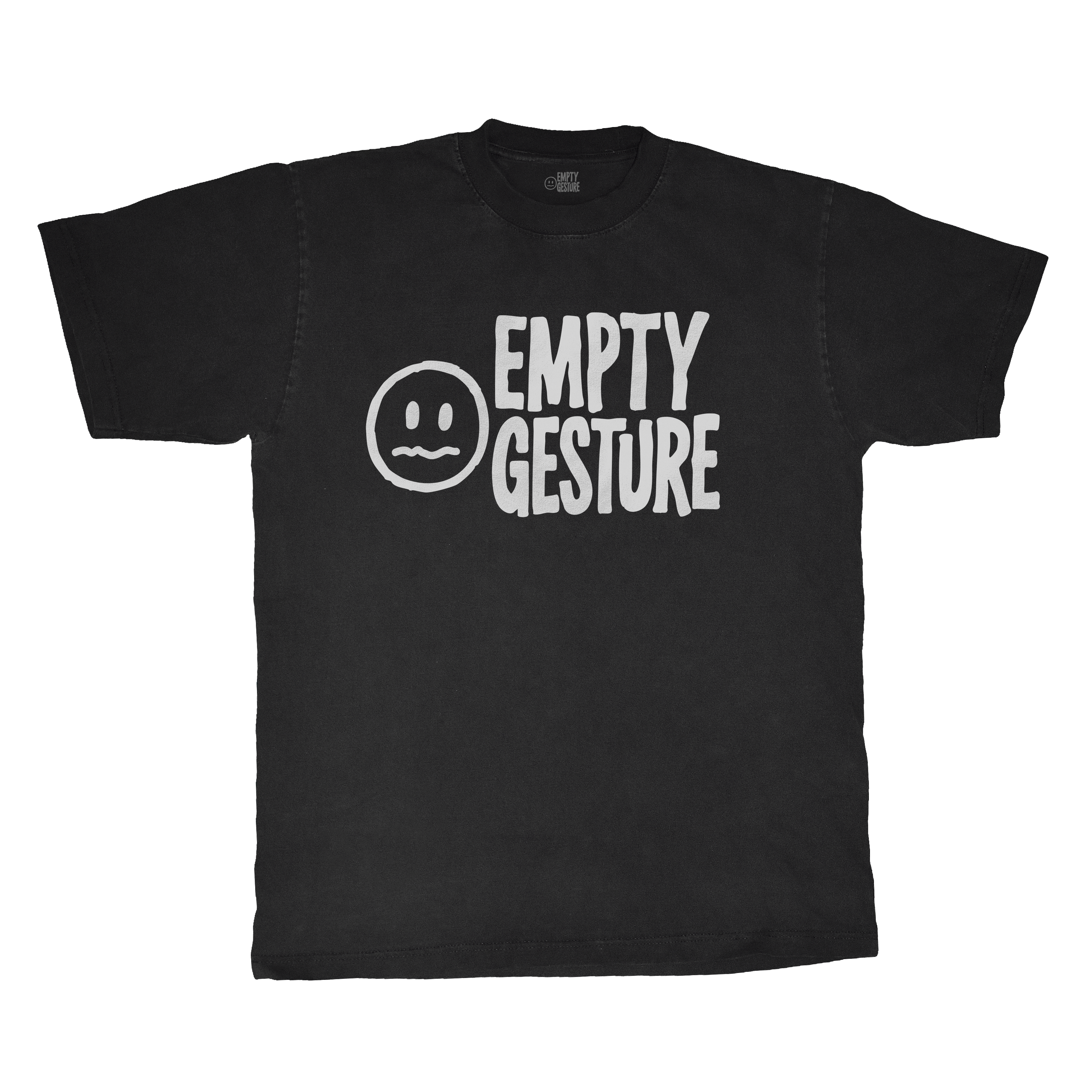 Empty Gesture Black Logo Tee