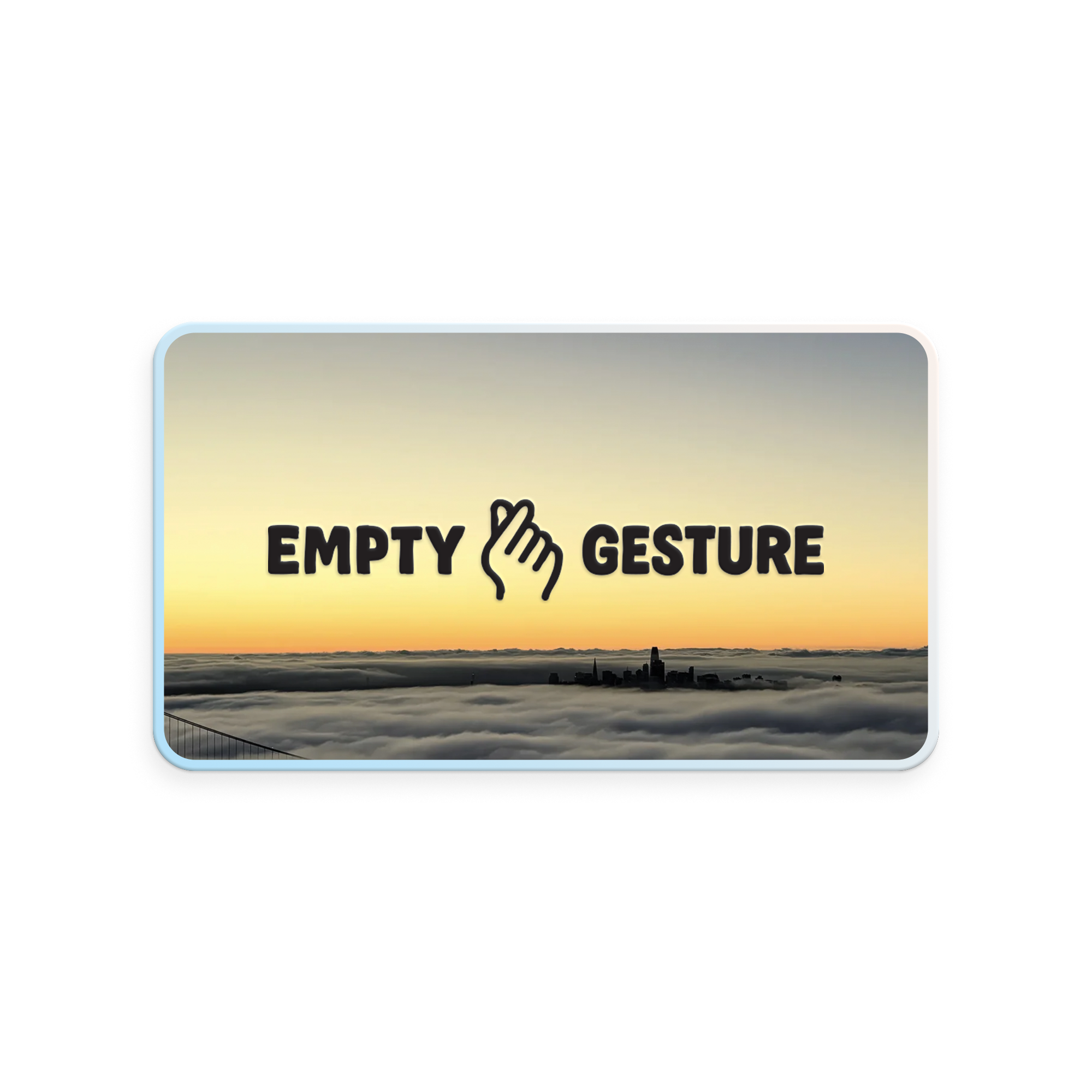 An Empty Gesture Gift Card