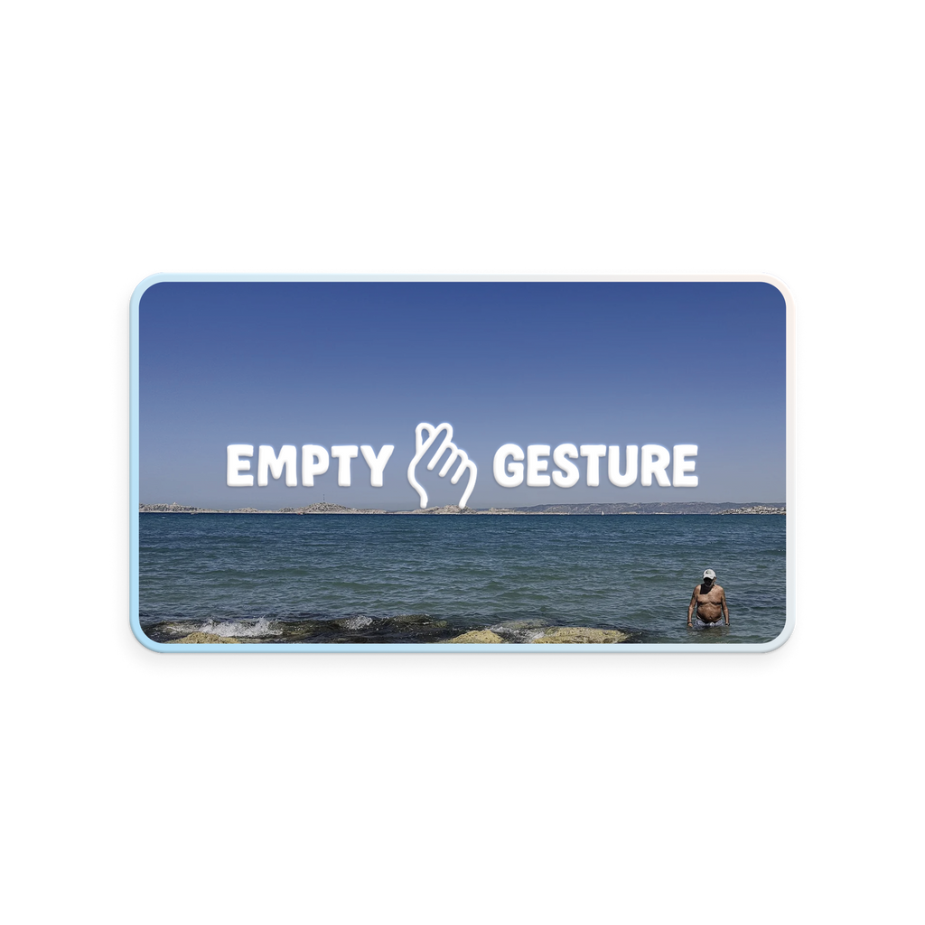 An Empty Gesture Gift Card