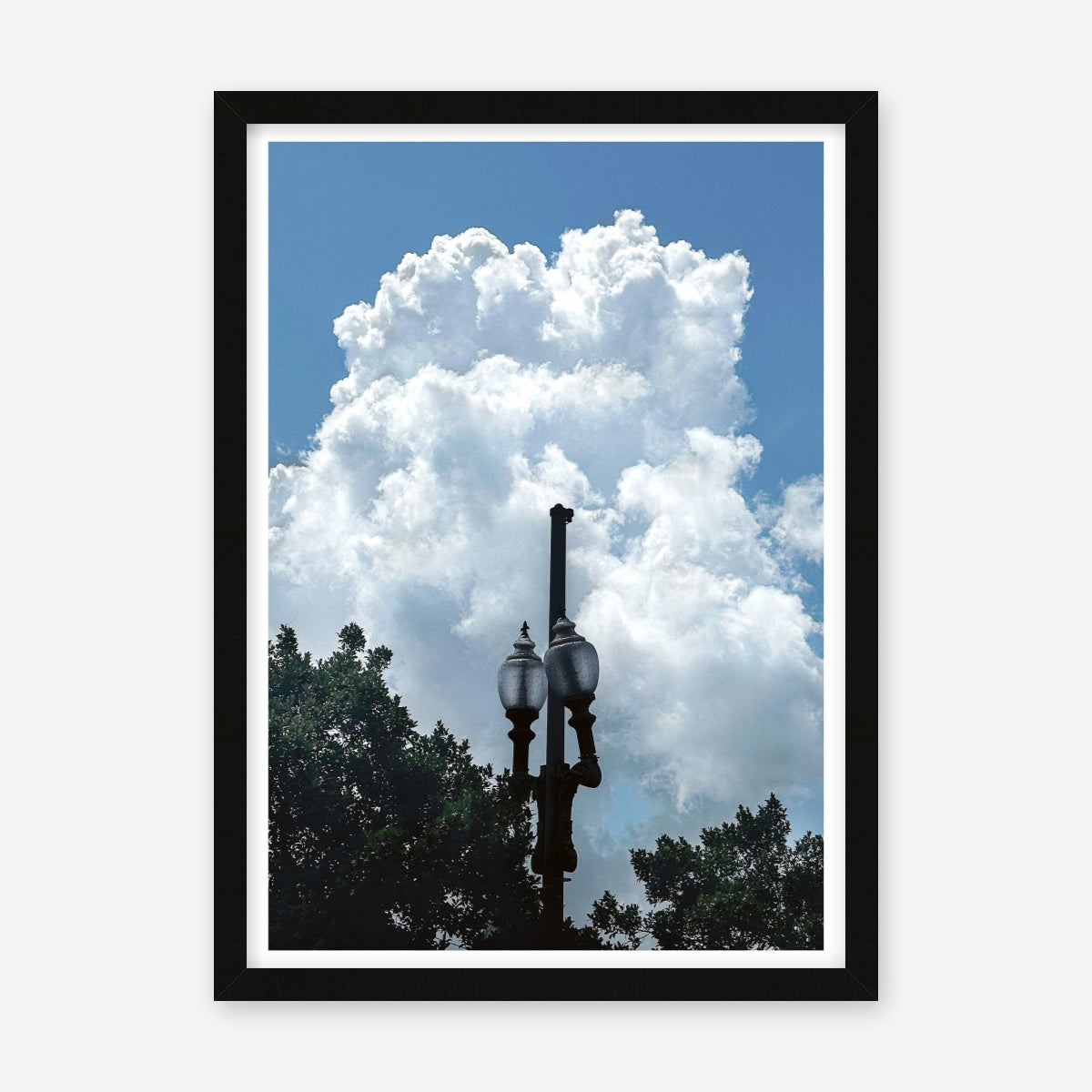 Cloud A - 21cm x 30cm, 8.3inches x 11.7inches / Black