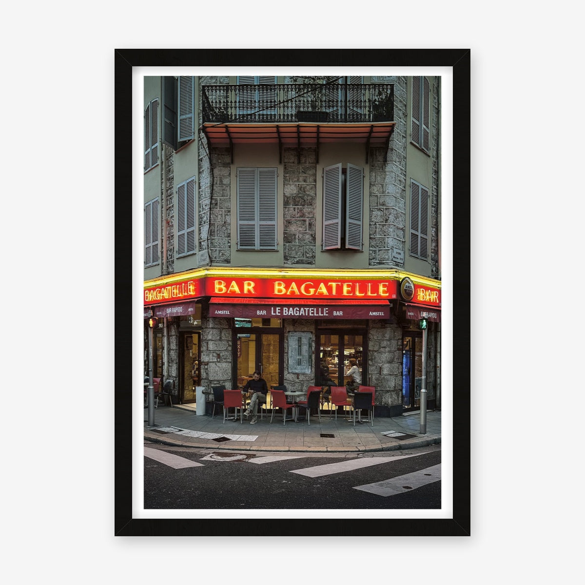Bar Bagatelle - 21cm x 30cm, 8.3inches x 11.7inches / Black