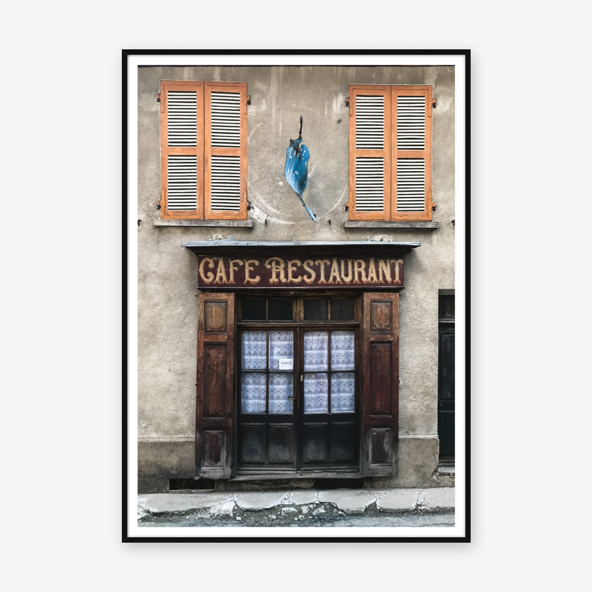 Fermé - 70cm x 100cm, 27.6inches x 39.4inches / Black