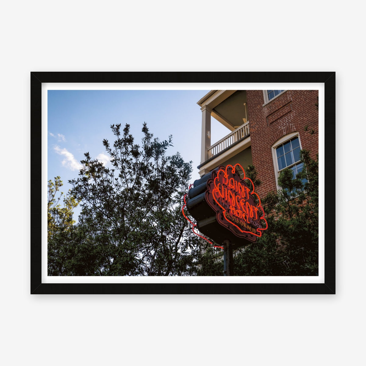 Saint Vincent - 21cm x 30cm, 8.3inches x 11.7inches / Black