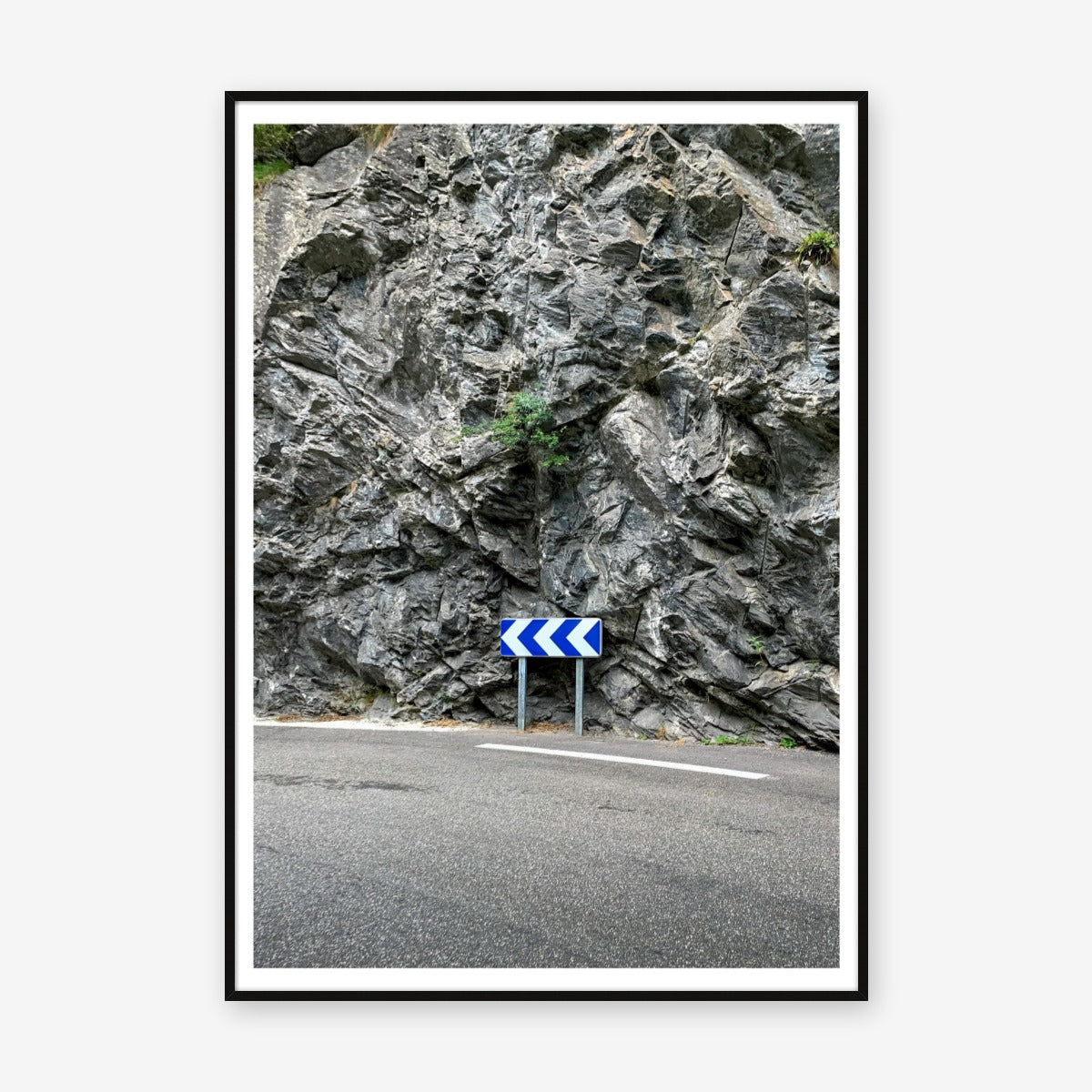 Indication - 70cm x 100cm, 27.6inches x 39.4inches / Black